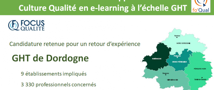 Le GHT de Dordogne retenu pour un retour d’expérience E-learning